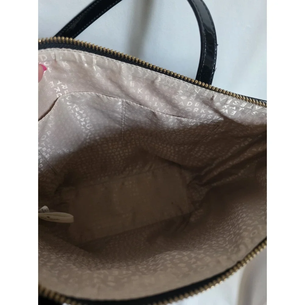 Kate Spade New York Women's Black Patent Leather Jeralyn Tote (Camellia 2014)
